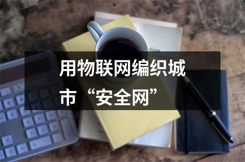 用物联网编织城市“安全网”
