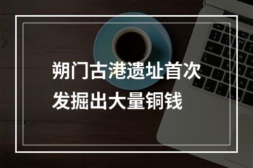 朔门古港遗址首次发掘出大量铜钱