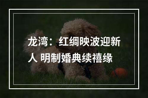龙湾：红绸映波迎新人 明制婚典续禧缘