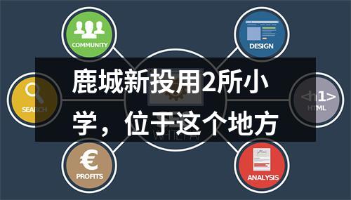 鹿城新投用2所小学，位于这个地方