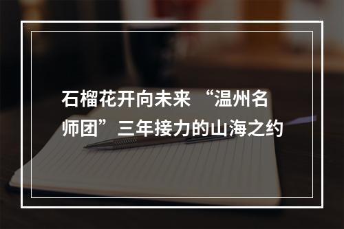 石榴花开向未来 “温州名师团”三年接力的山海之约