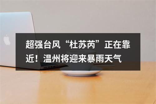 超强台风“杜苏芮”正在靠近！温州将迎来暴雨天气