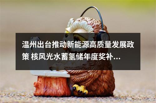 温州出台推动新能源高质量发展政策 核风光水蓄氢储年度奖补超亿元