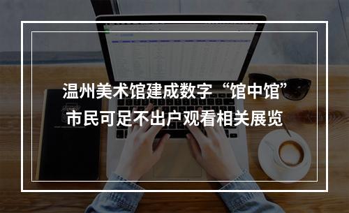 温州美术馆建成数字“馆中馆” 市民可足不出户观看相关展览