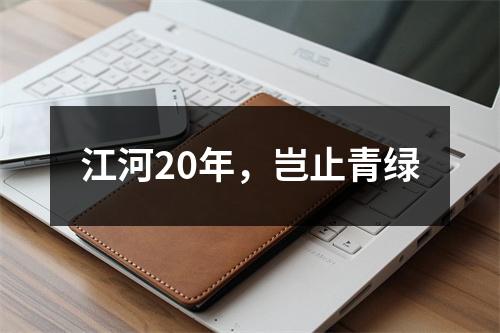 江河20年，岂止青绿