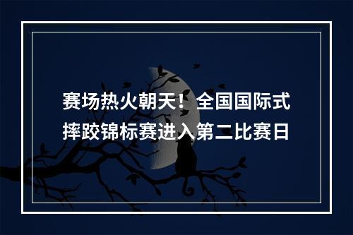 赛场热火朝天！全国国际式摔跤锦标赛进入第二比赛日