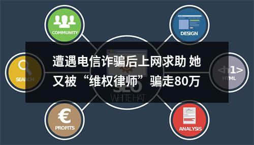 遭遇电信诈骗后上网求助 她又被“维权律师”骗走80万