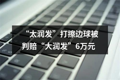 “太润发”打擦边球被判赔“大润发”6万元