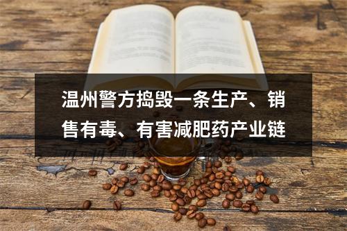 温州警方捣毁一条生产、销售有毒、有害减肥药产业链