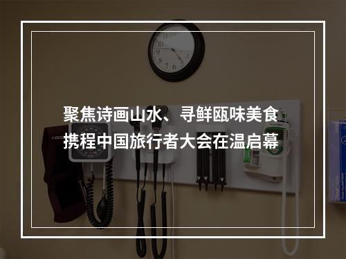 聚焦诗画山水、寻鲜瓯味美食 携程中国旅行者大会在温启幕