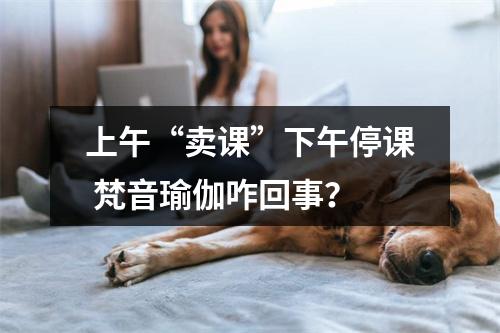 上午“卖课”下午停课 梵音瑜伽咋回事？