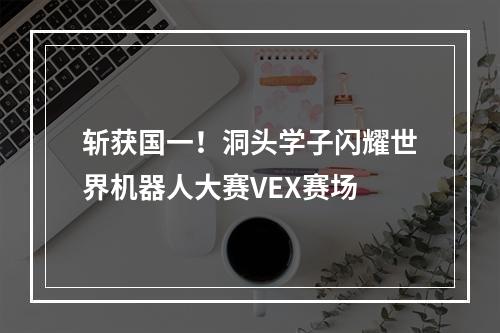 斩获国一！洞头学子闪耀世界机器人大赛VEX赛场