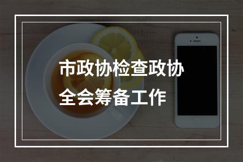 市政协检查政协全会筹备工作
