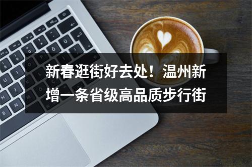 新春逛街好去处！温州新增一条省级高品质步行街