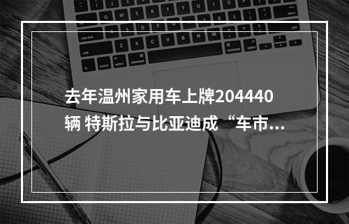 去年温州家用车上牌204440辆 特斯拉与比亚迪成“车市大赢家”