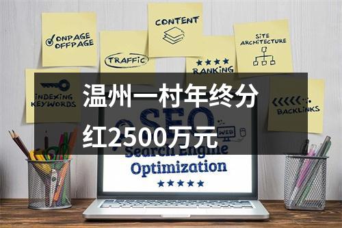 温州一村年终分红2500万元