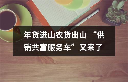 年货进山农货出山 “供销共富服务车”又来了