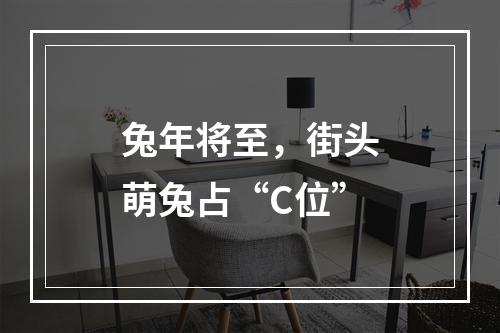 兔年将至，街头萌兔占“C位”