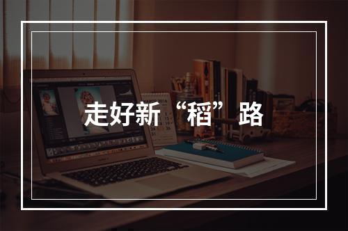 走好新“稻”路