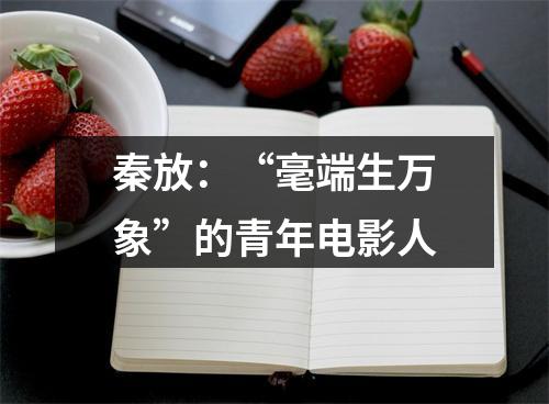 秦放：“毫端生万象”的青年电影人