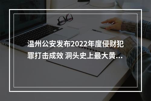 温州公安发布2022年度侵财犯罪打击成效 洞头史上最大黄金盗窃案告破