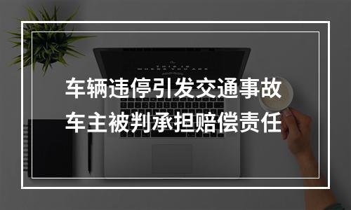 车辆违停引发交通事故 车主被判承担赔偿责任