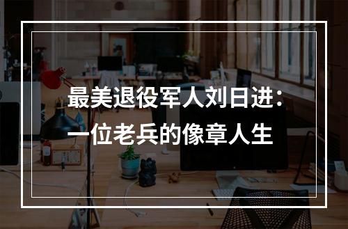 最美退役军人刘日进：一位老兵的像章人生