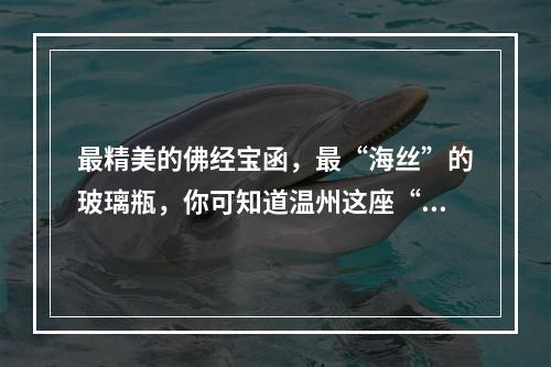 最精美的佛经宝函，最“海丝”的玻璃瓶，你可知道温州这座“宝藏古塔”的秘密