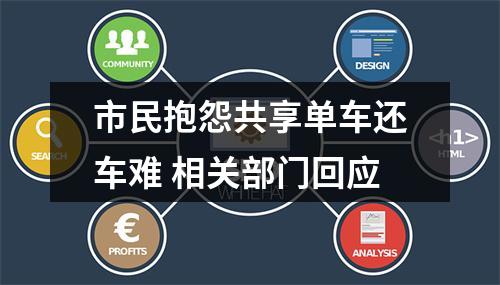 市民抱怨共享单车还车难 相关部门回应