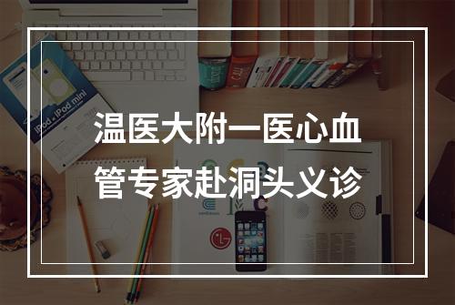 温医大附一医心血管专家赴洞头义诊