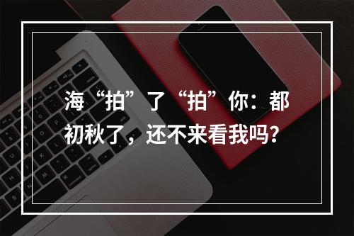 海“拍”了“拍”你：都初秋了，还不来看我吗？