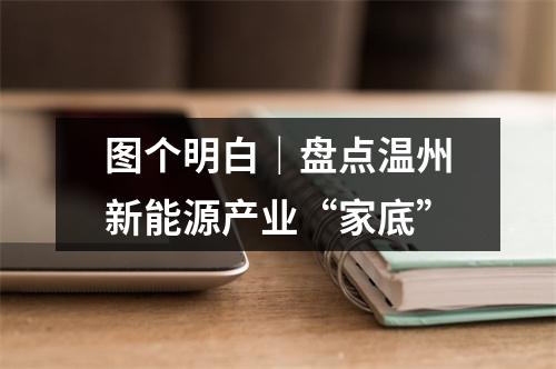 图个明白｜盘点温州新能源产业“家底”