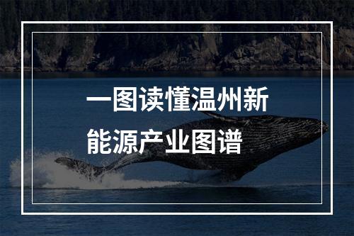 一图读懂温州新能源产业图谱