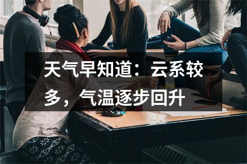 天气早知道：云系较多，气温逐步回升