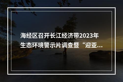 海经区召开长江经济带2023年生态环境警示片调查暨“迎亚运·优环境·提品质”现场督查工作部署会