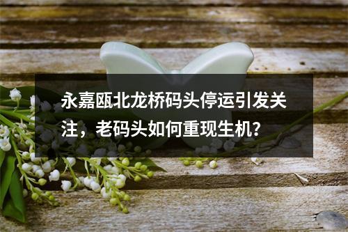 永嘉瓯北龙桥码头停运引发关注，老码头如何重现生机？