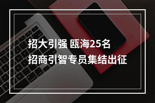 招大引强 瓯海25名招商引智专员集结出征