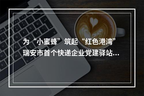 为“小蜜蜂”筑起“红色港湾” 瑞安市首个快递企业党建驿站亮相