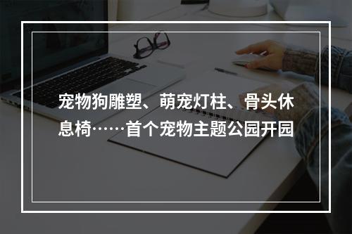宠物狗雕塑、萌宠灯柱、骨头休息椅……首个宠物主题公园开园