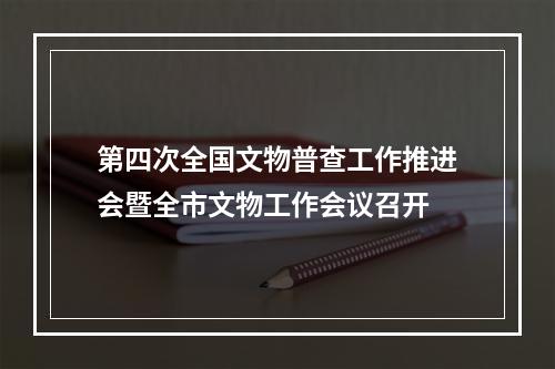 第四次全国文物普查工作推进会暨全市文物工作会议召开
