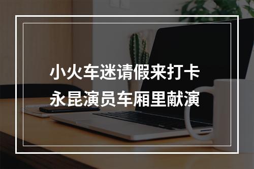 小火车迷请假来打卡 永昆演员车厢里献演