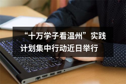 “十万学子看温州”实践计划集中行动近日举行
