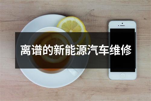 离谱的新能源汽车维修