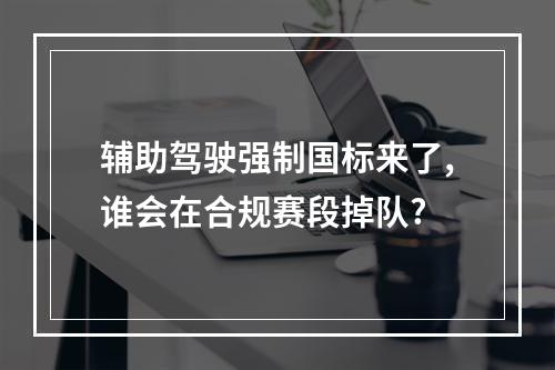 辅助驾驶强制国标来了,谁会在合规赛段掉队?