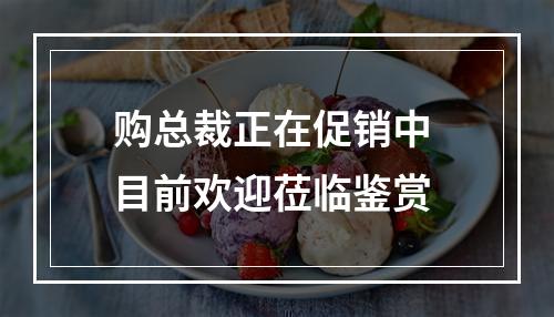 购总裁正在促销中 目前欢迎莅临鉴赏