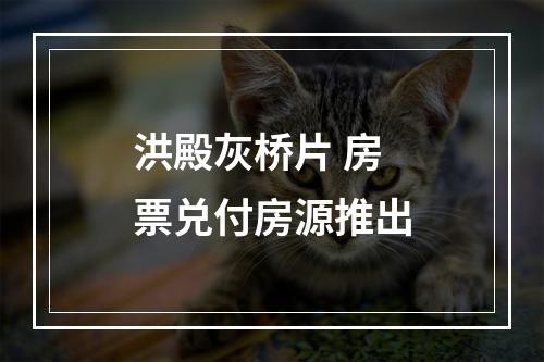 洪殿灰桥片 房票兑付房源推出