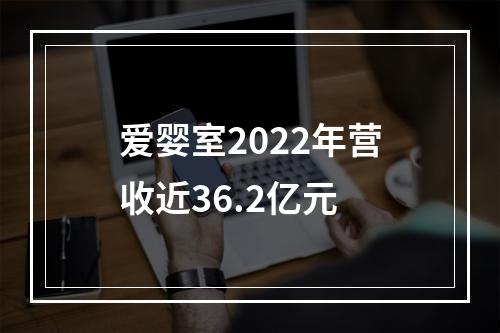 爱婴室2022年营收近36.2亿元