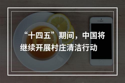 “十四五”期间，中国将继续开展村庄清洁行动