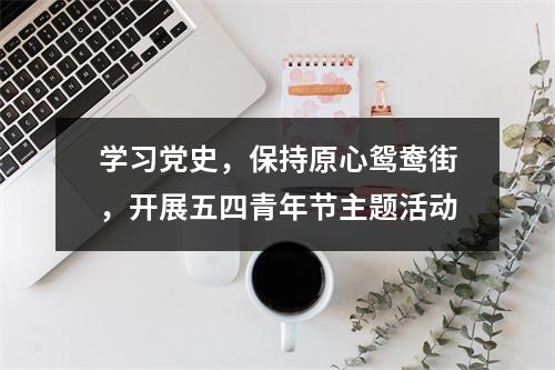 学习党史，保持原心鸳鸯街，开展五四青年节主题活动