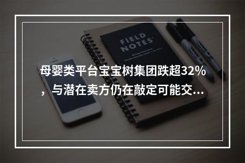 母婴类平台宝宝树集团跌超32％，与潜在卖方仍在敲定可能交易